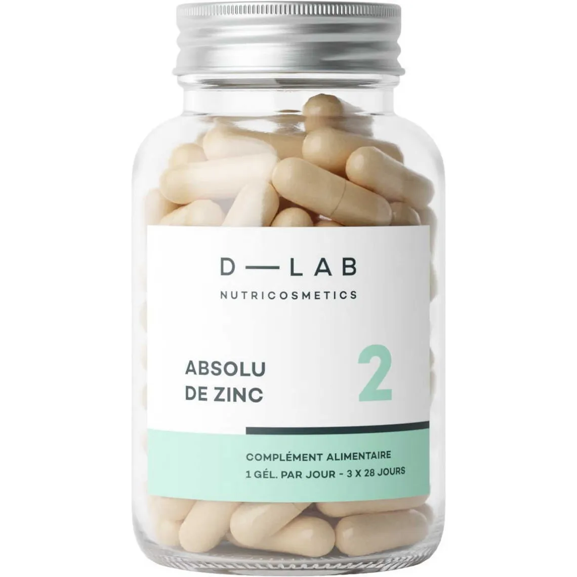 Absolu de Zinc - 3 mois D-LAB Nutricosmetics - Complément alimentaire beauté Homme sur MenCorner