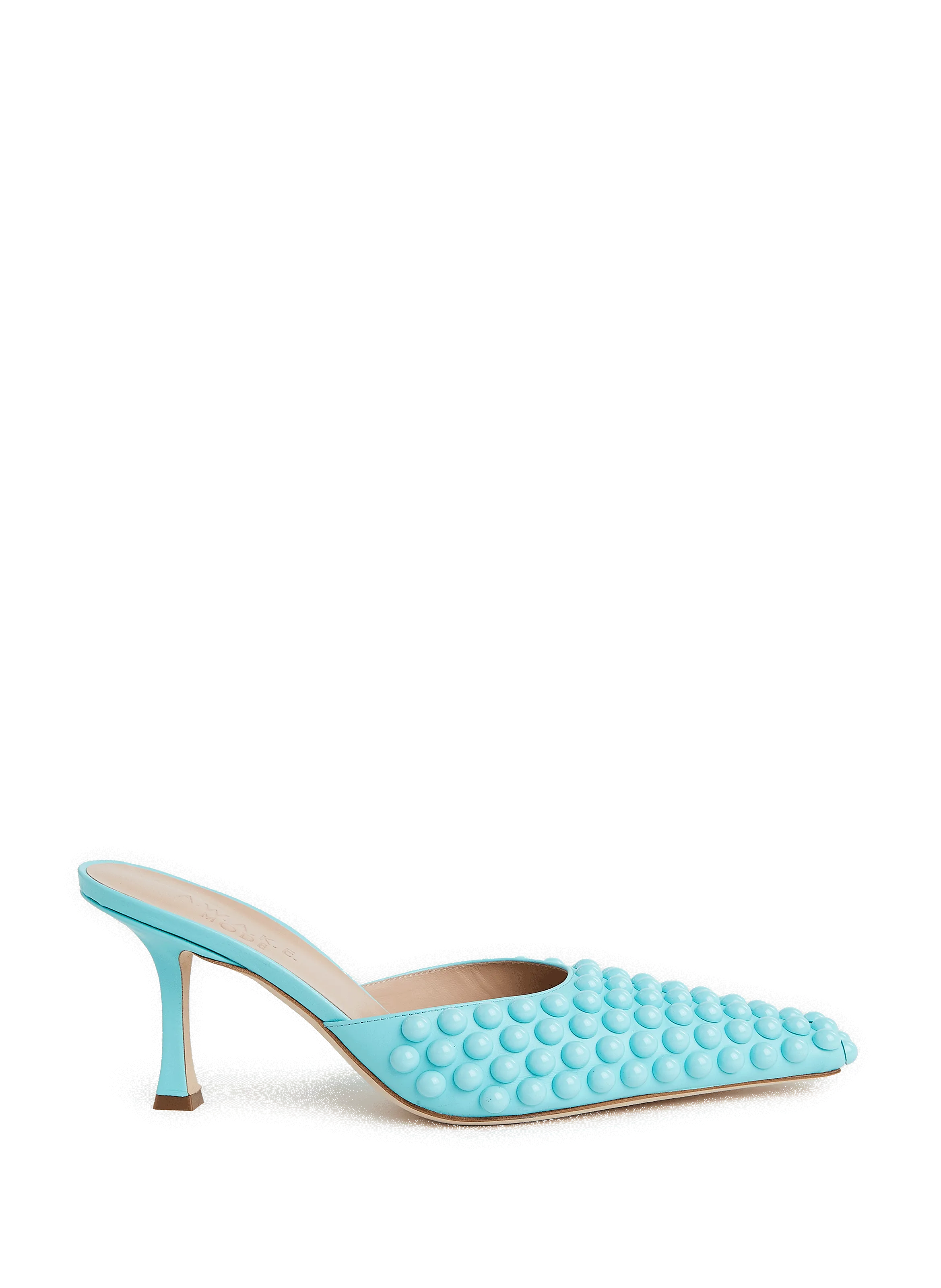 A.W.A.K.E. MODE  Mules Georgia en cuir - Bleu