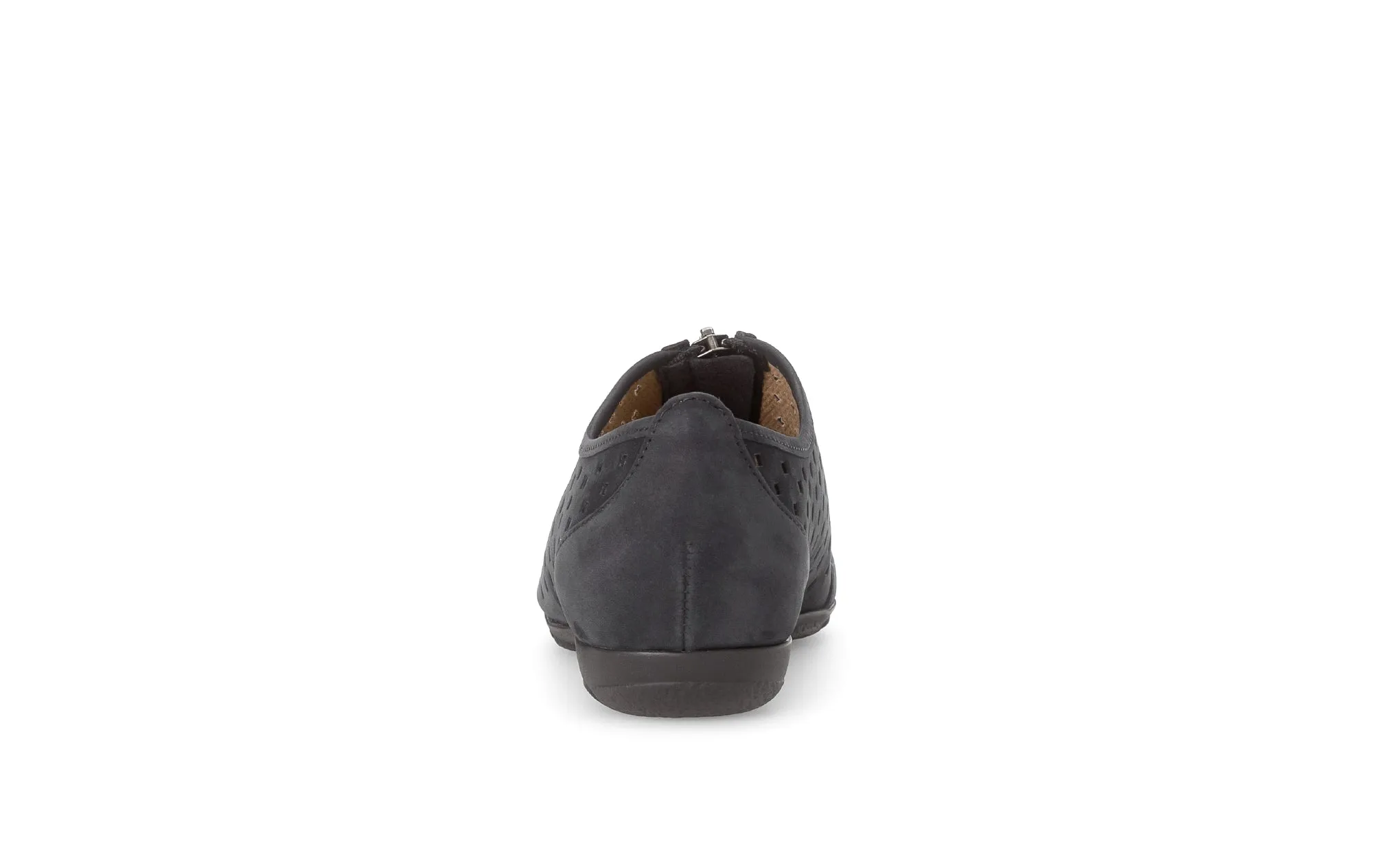 Ballerines bleu marine en nubuk