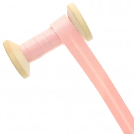 Biais Satin 20 mm - rose saumon - Bobine de 25 m