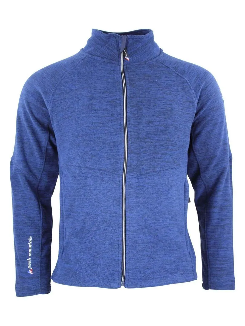 Blouson polaire homme  CROCO - PEAK MOUNTAIN - Bleu marine