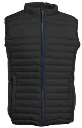 Bodywarmer bi-matière - Homme - Pen Duick - PK316 - noir et bleu roi 