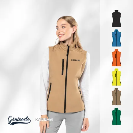 Bodywarmer softshell femme