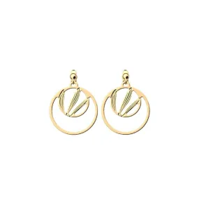 Boucles d'oreilles Femme Les Georgettes Doré  Croisette 16/25 mm 70426871900000 | 3 Suisses
