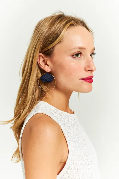 BOUCLES D'OREILLES LEA MARINE