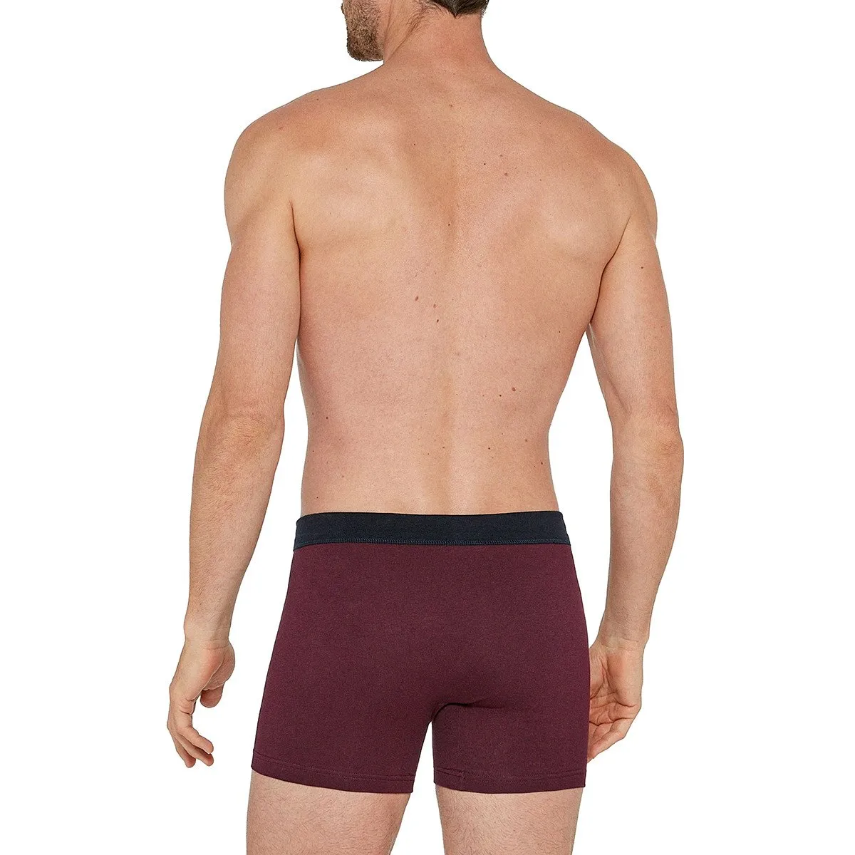 Boxer en coton stretch bordeaux par Impetus