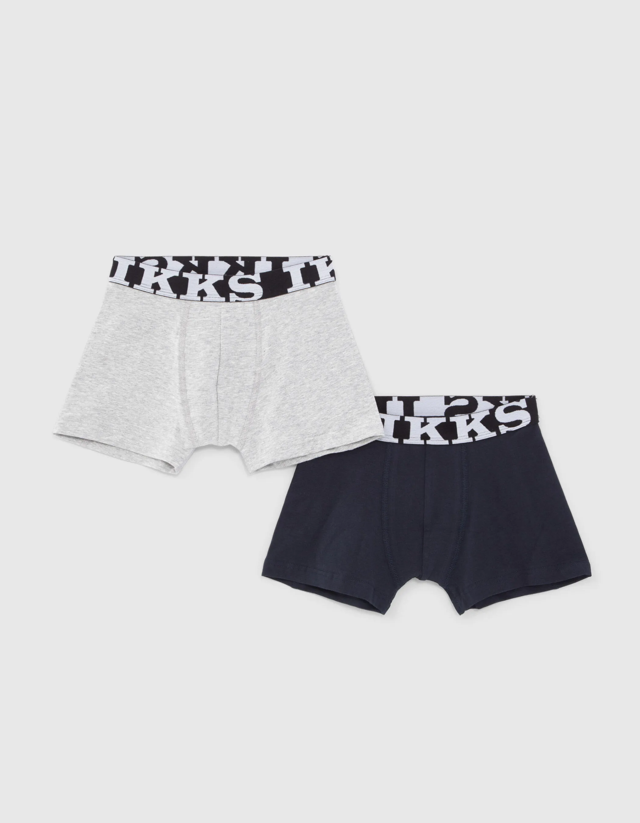 Boxers marine et gris garçon