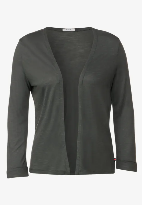 CECIL Veste chemisier de couleur unie 