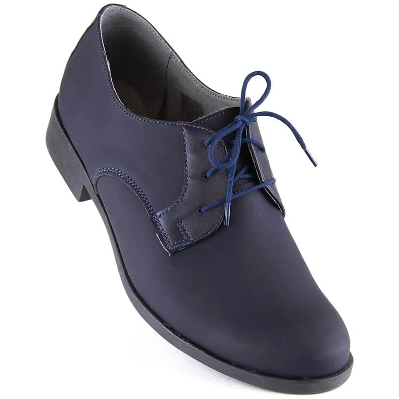 Chaussures de communion jeunes bleu marine Kornecki 6120