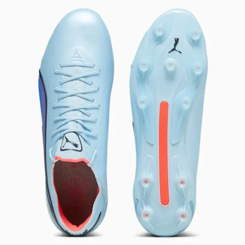 Chaussures de football Puma King Ultimate FG/AG M 107563-02 argent nuances de gris