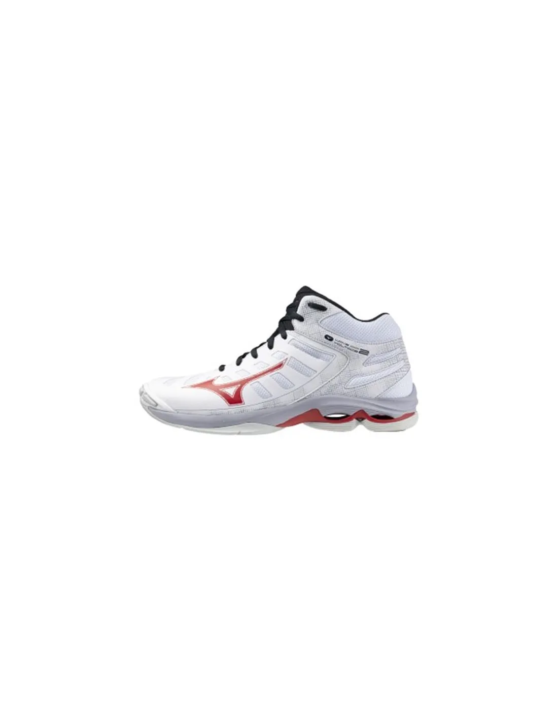 Chaussures Volley-ball Mizuno de Wave Voltage Mid White