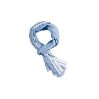 Chèche Lin coton chambray Bleu Ciel | Bexley