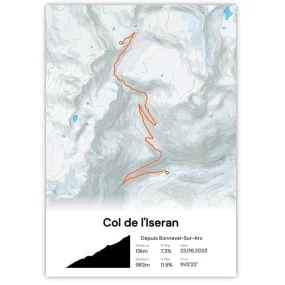 Col de l'Iseran - Depuis Bonneval-Sur-Arc - The Post Trace - Marques de France