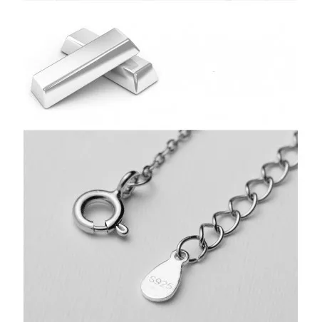 Collier tendance femme en argent 925 avec pendentif couronne