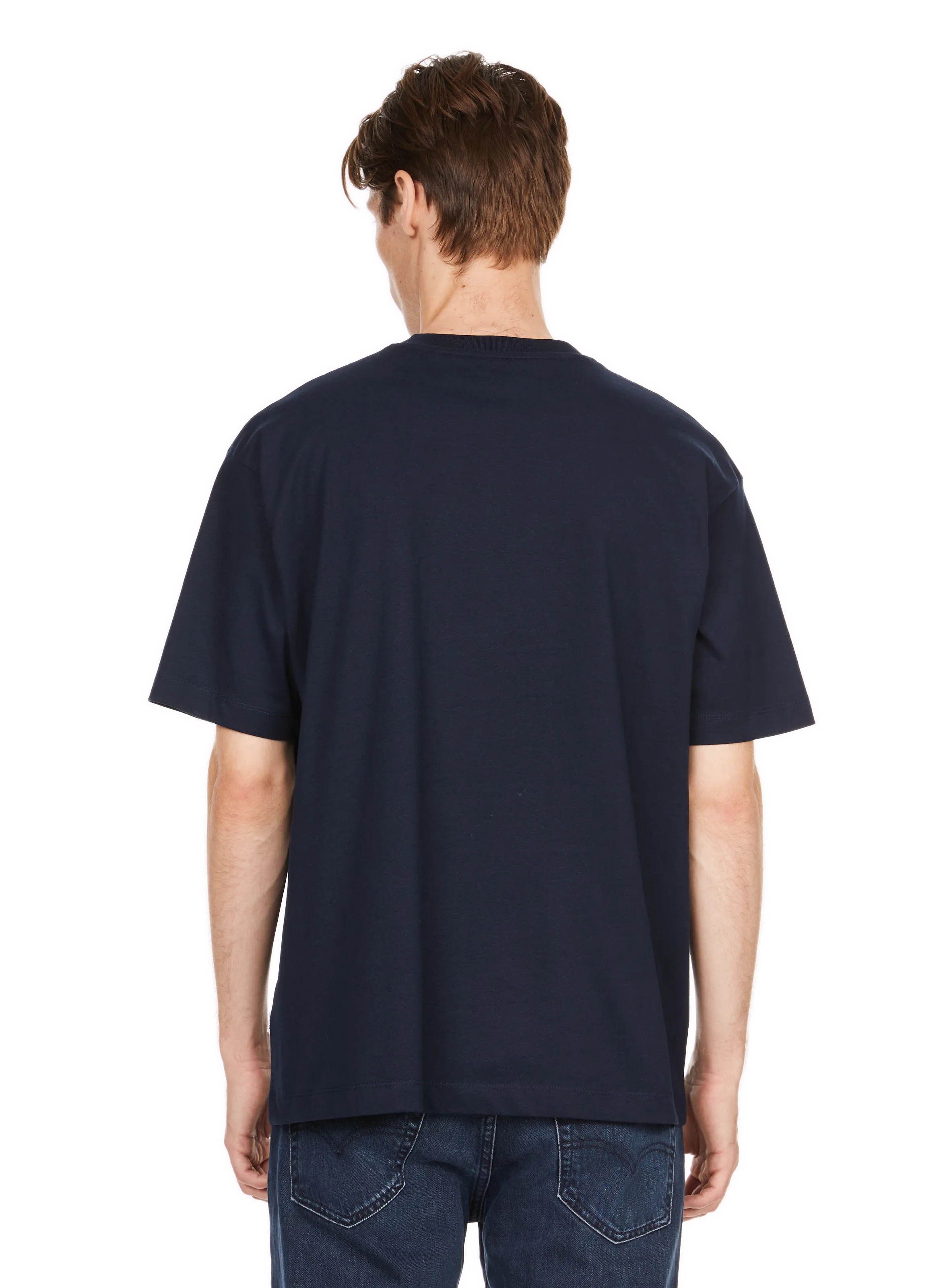 GUESS  T-shirt en coton - Bleu