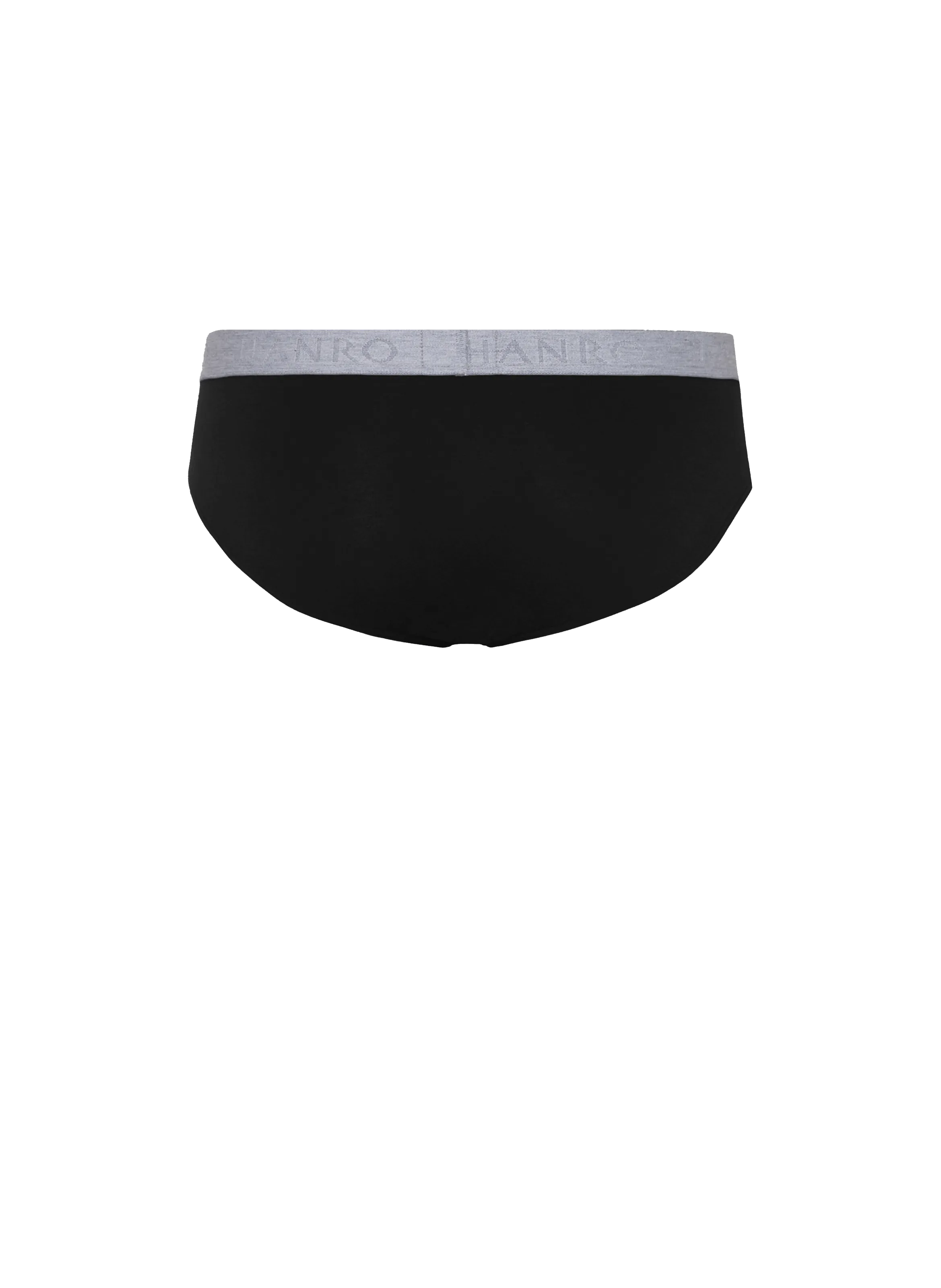 HANRO  Slip en coton stretch - Noir