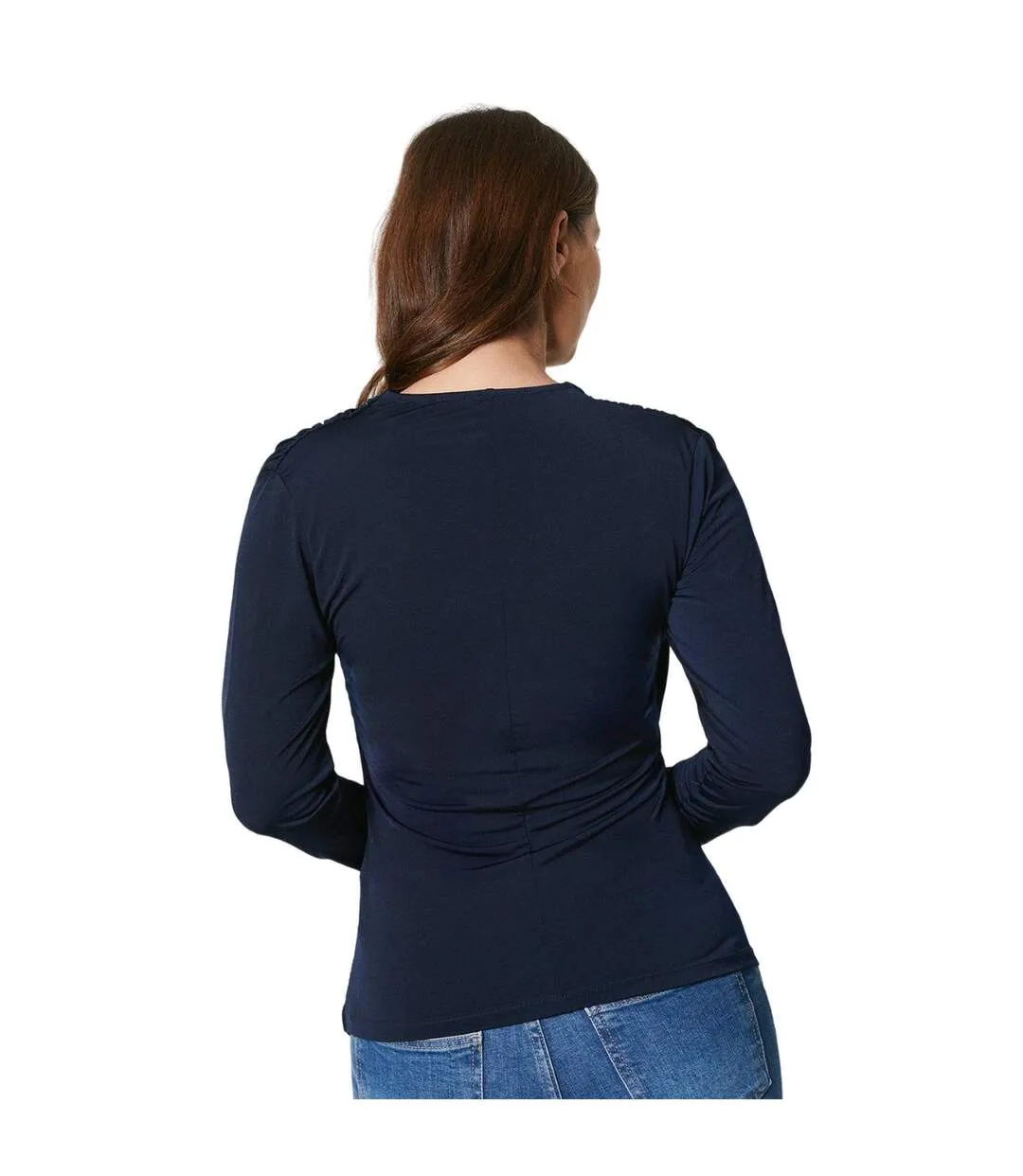 Haut femme bleu marine Principles