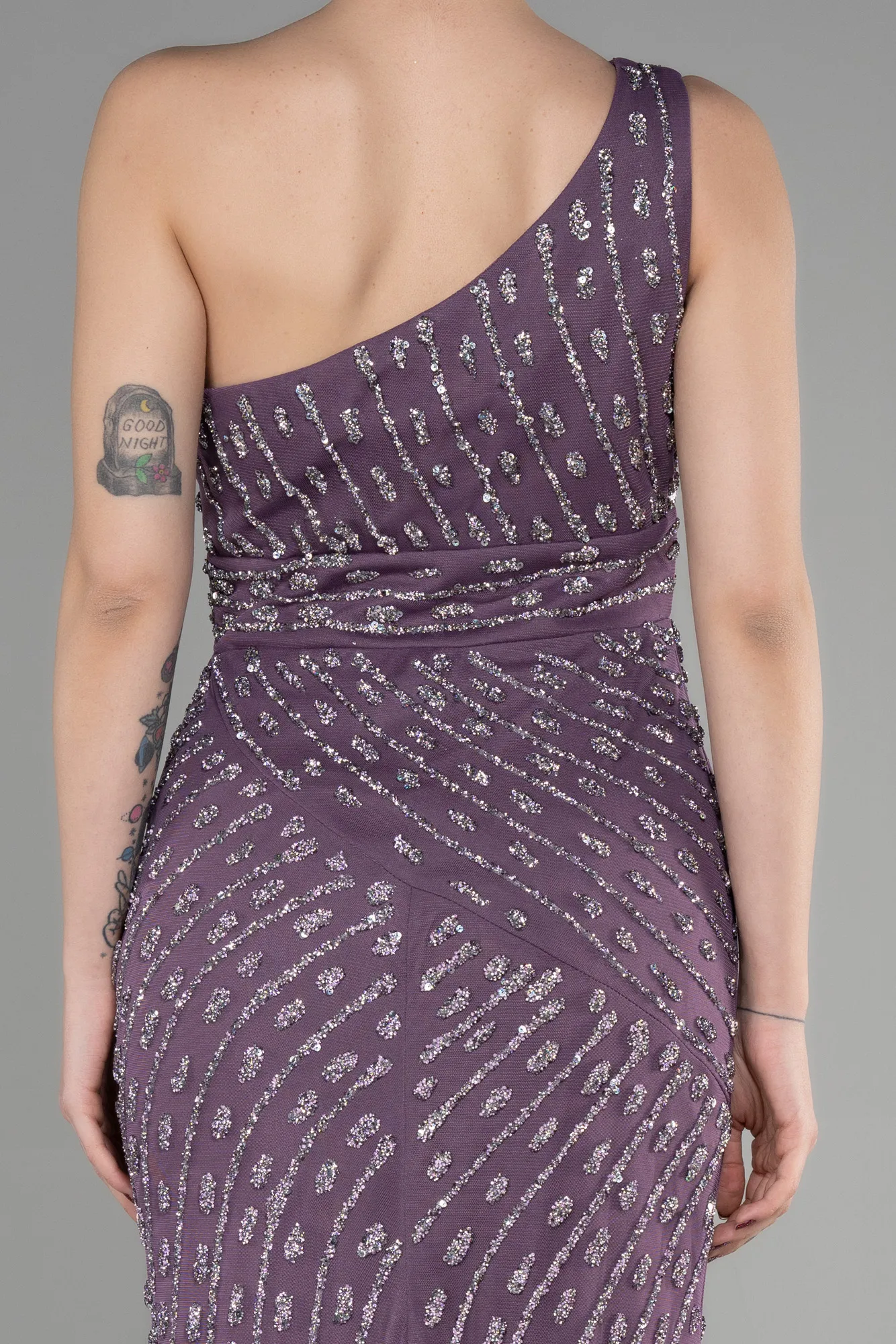 Haute Couture Longue Bleu Marine ABU3503