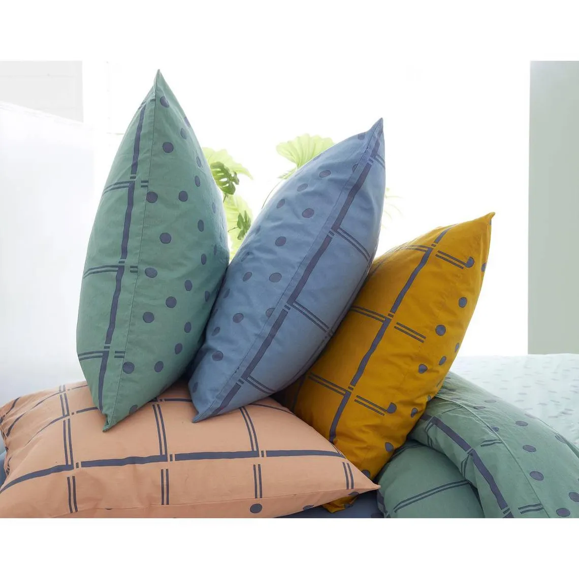 Housse de couette MAX bleue en coton | 3 Suisses