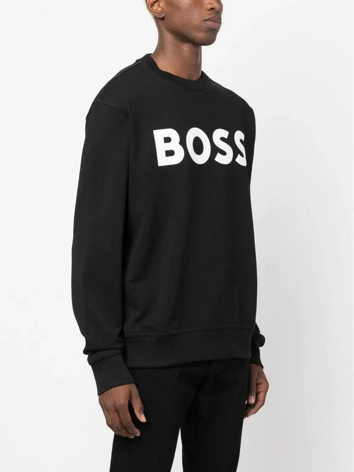 HUGO BOSS Sweat-shirt pour hommes 50496642 001 Noir