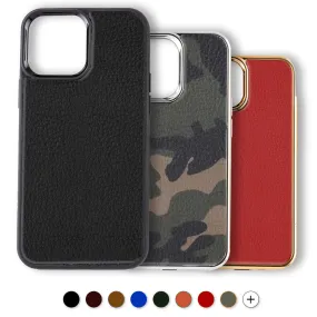iPhone Sport case with leather cover - iPhone 13 ( Pro / Max / Mini ) - Buffalo leather