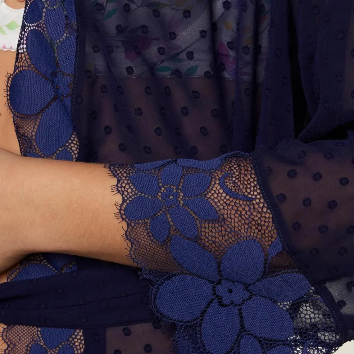 Kimono bleu marine Backstage | 3 Suisses