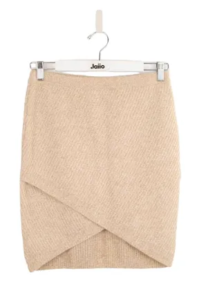 Mini jupe en laine