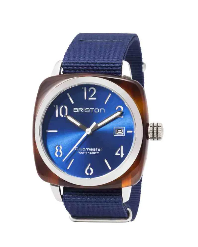 Montre mixte Clubmaster Classic Acétate Bleu Marine - Briston I Trentotto