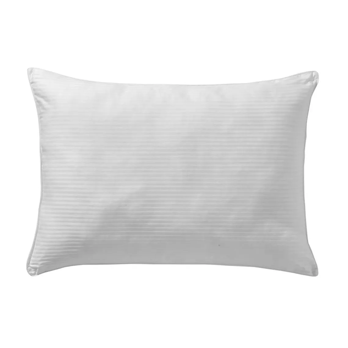 Oreiller satiné à carreaux enveloppe 100% coton | 3 Suisses
