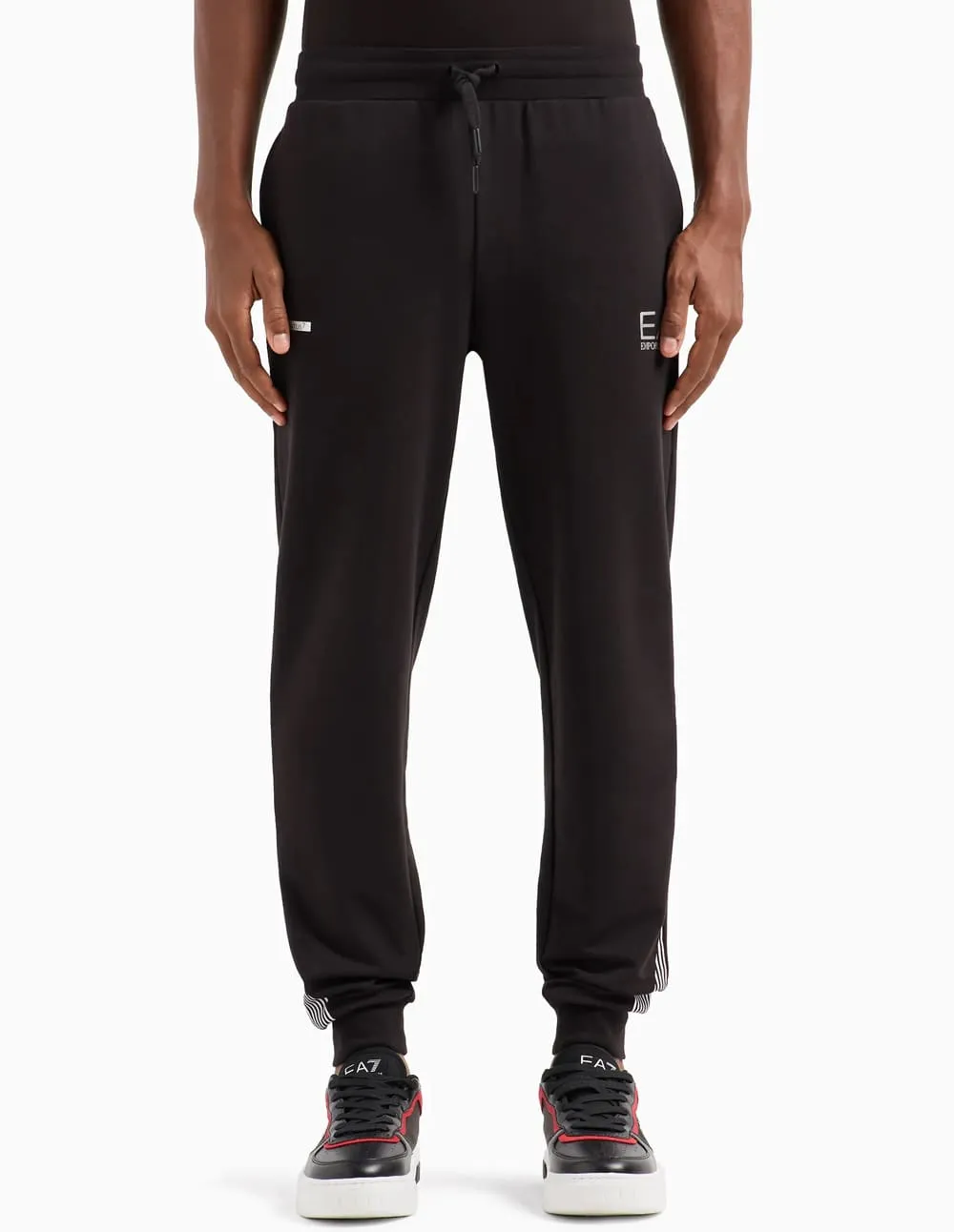 Pantalón de Chándal Emporio Armani EA7 7 Lines Negro Hombre