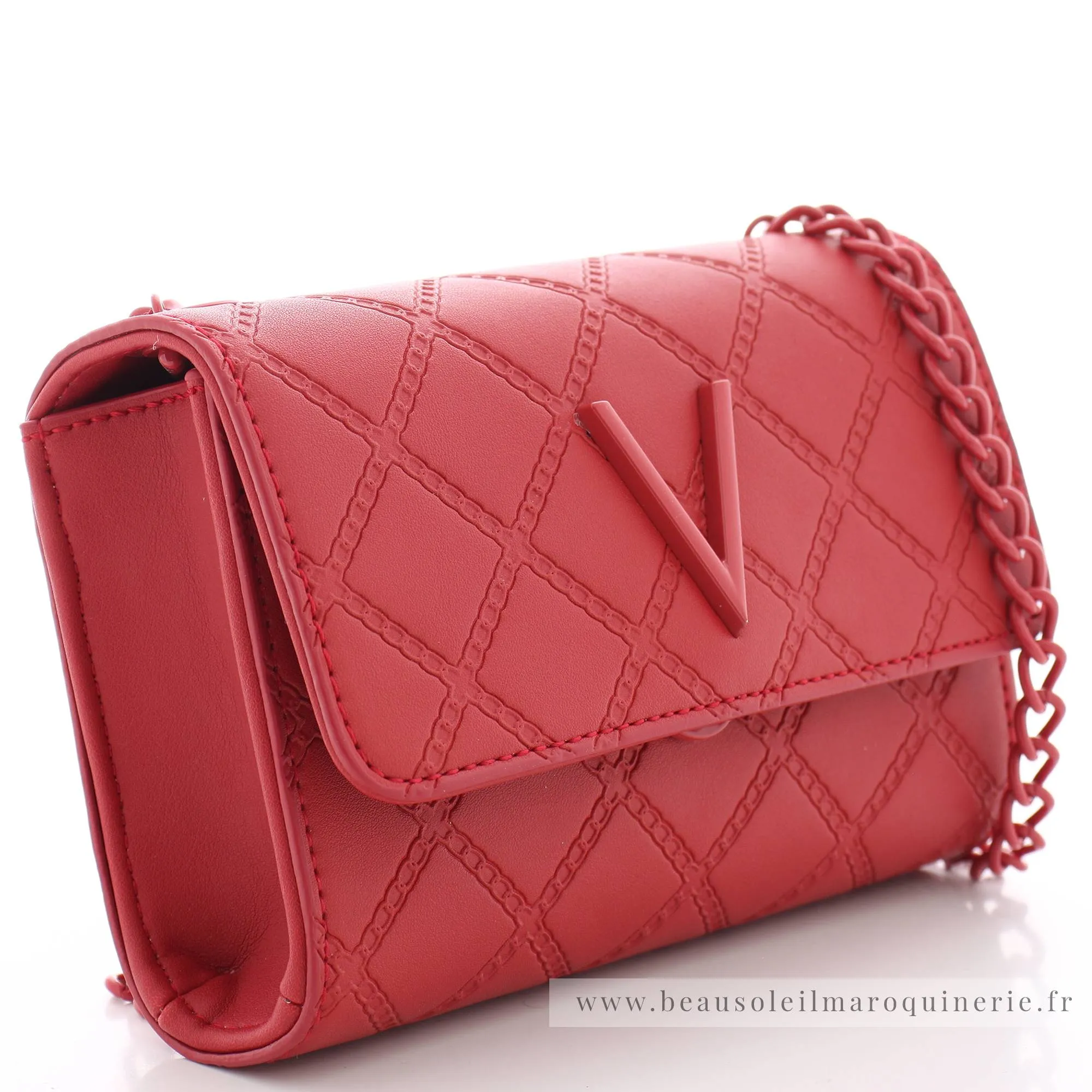 Petit sac bandoulière Valentino Bags Blush à rabat VBS6Y803