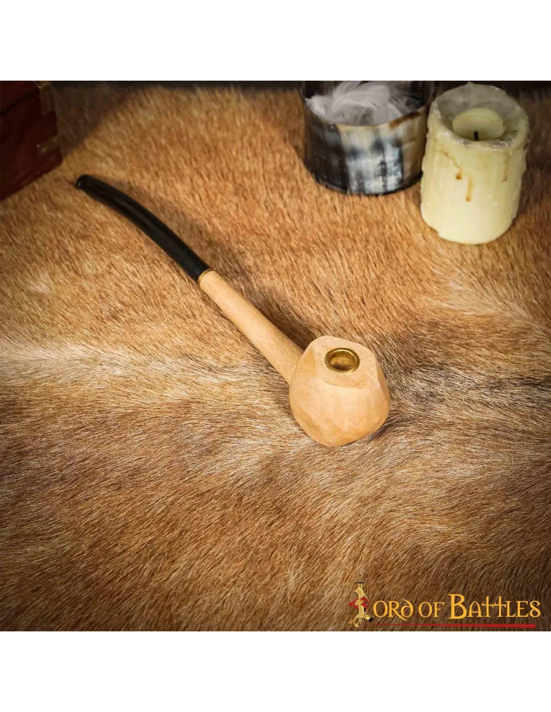 Pipe en bois pour les amateurs de loisirs et GN ⚔️ Boutique Épées