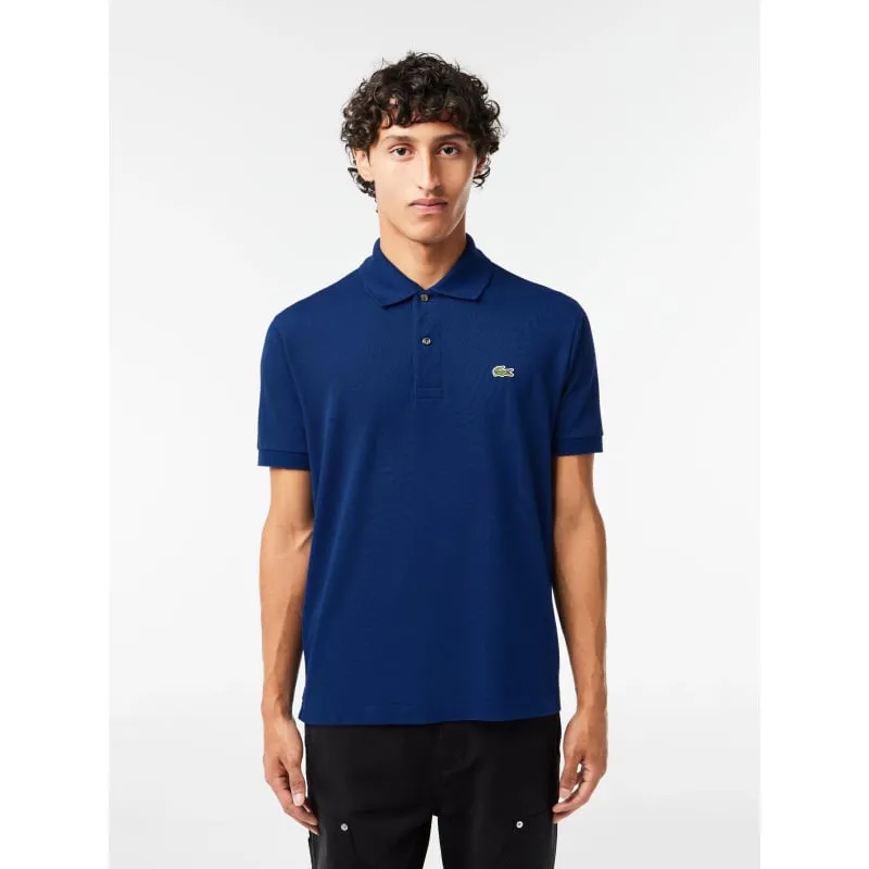 Polo graphique mécanique bleu marine homme - Oxbow | wimod