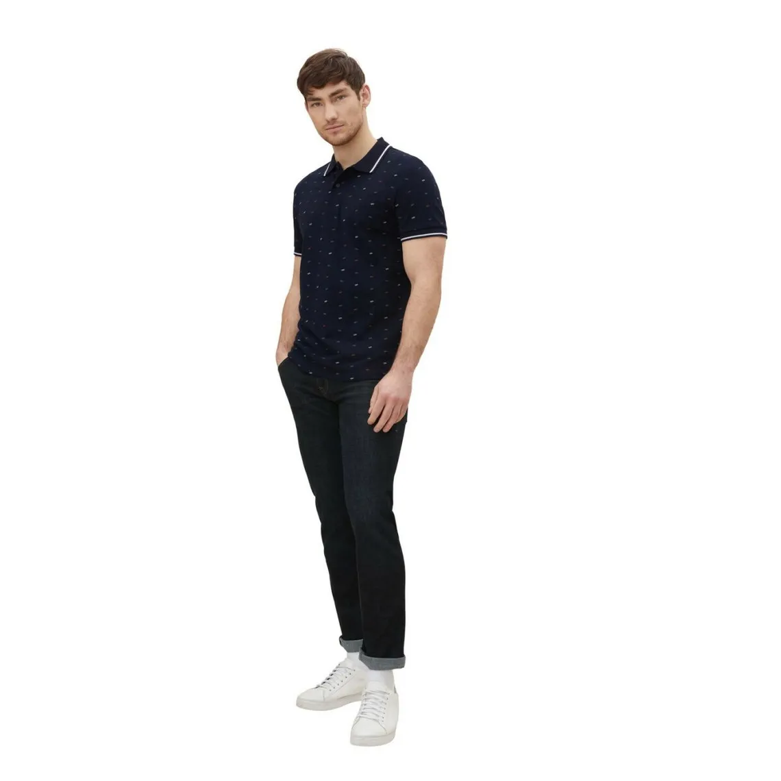 Polo homme bleu marine en coton | 3 Suisses