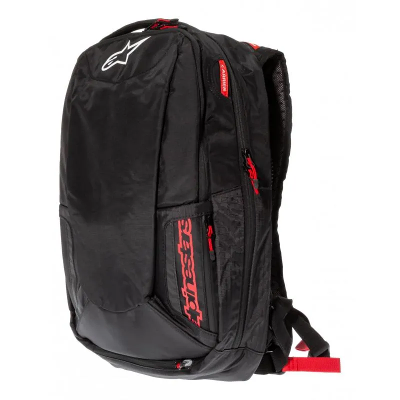 SAC A DOS CITY HUNTER NOIR ROUGE