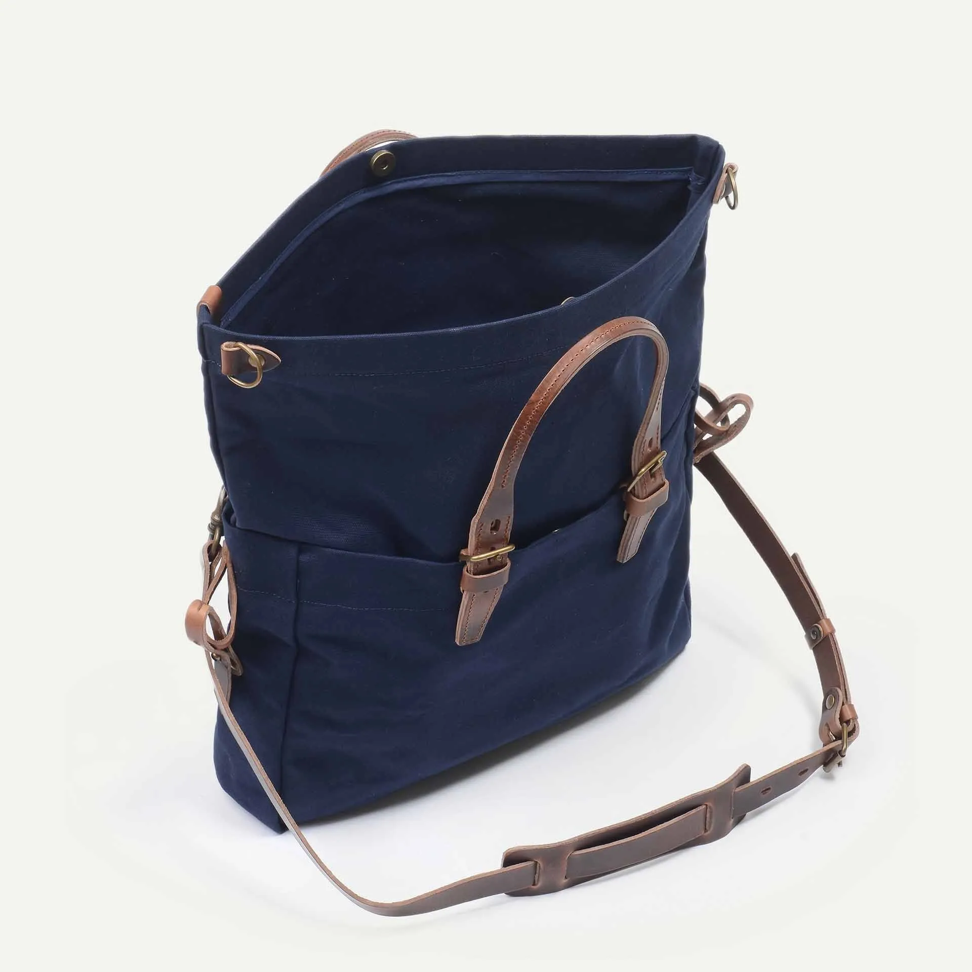 Sac business Remix - Bleu Marine Stonewashed - Bleu de Chauffe - Marques de France