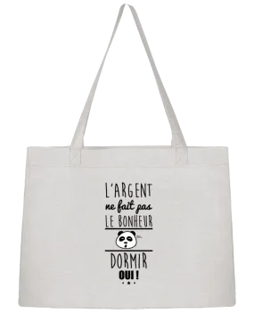 Sac Shopping L'argent ne fait pas le bonheur dormir oui ! par Benichan