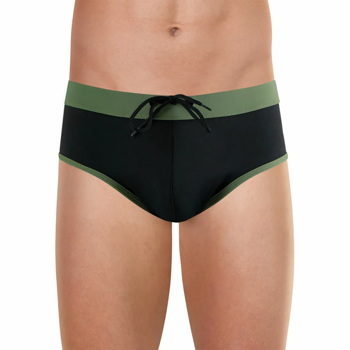 Slip de bain homme Traveler Vert TRAVELER Athéna - Maillot de Bain Homme sur MenCorner