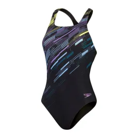 Speedo Women's Eco+ Digital Printed Medalist - Maillot de bain natation femme | Hardloop