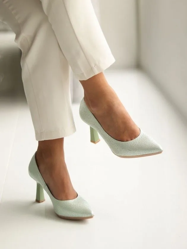 Stiletto Vert pour Femme Luisa 01
