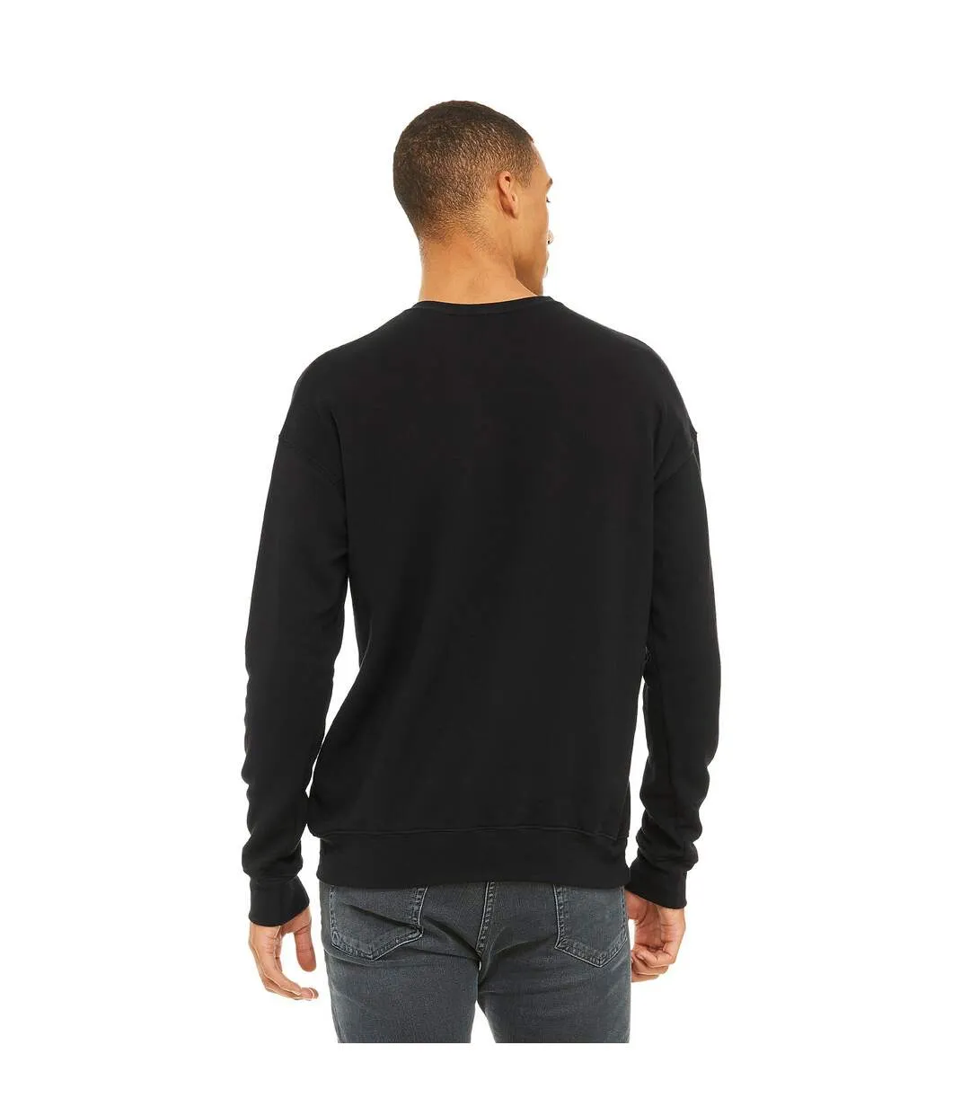 Sweat adulte noir Bella + Canvas