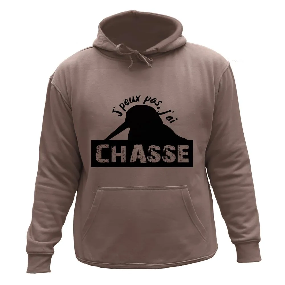 Sweat de chasse- J’peux pas j’ai chasse bécasse