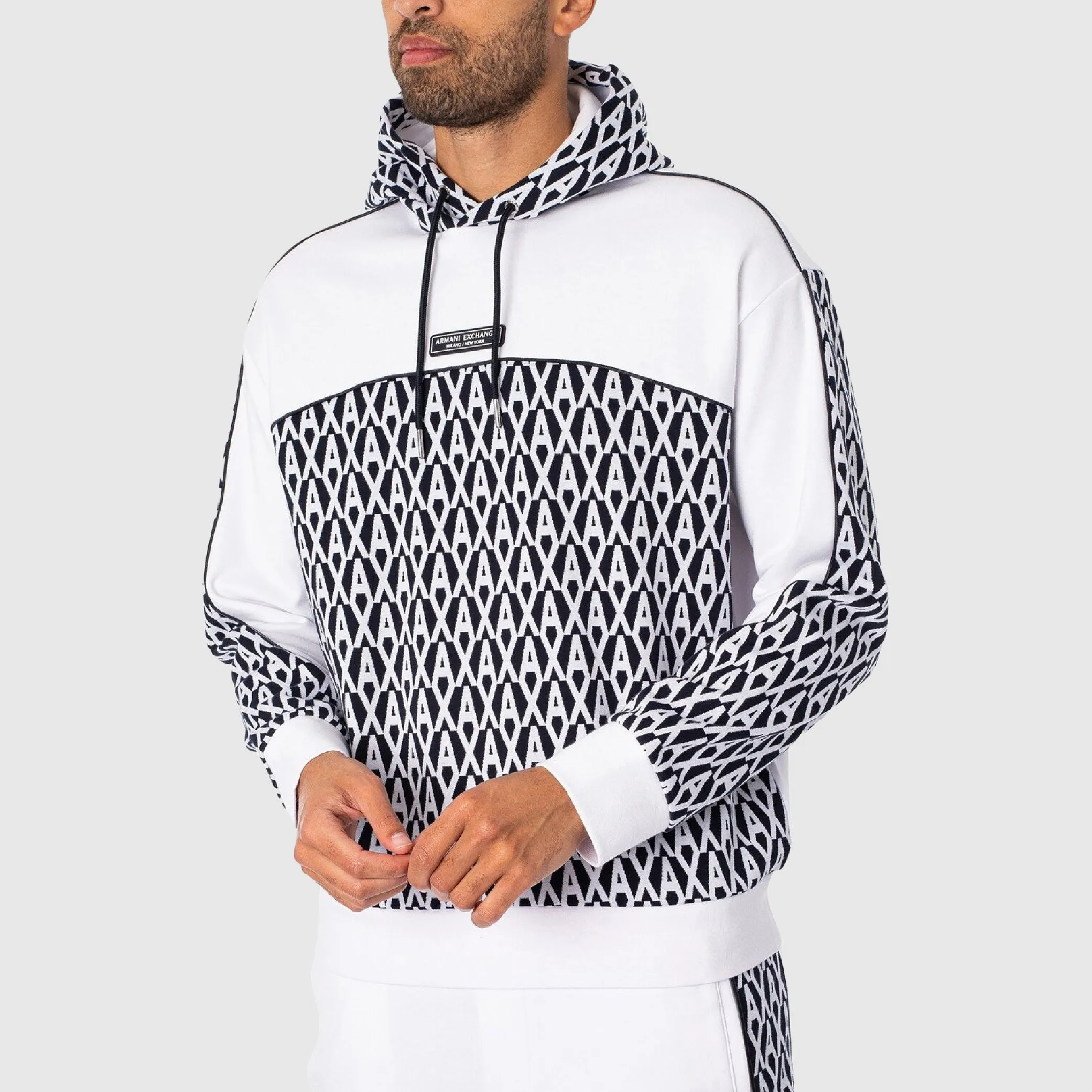 Sweat-shirt avec imprimé monogrammé