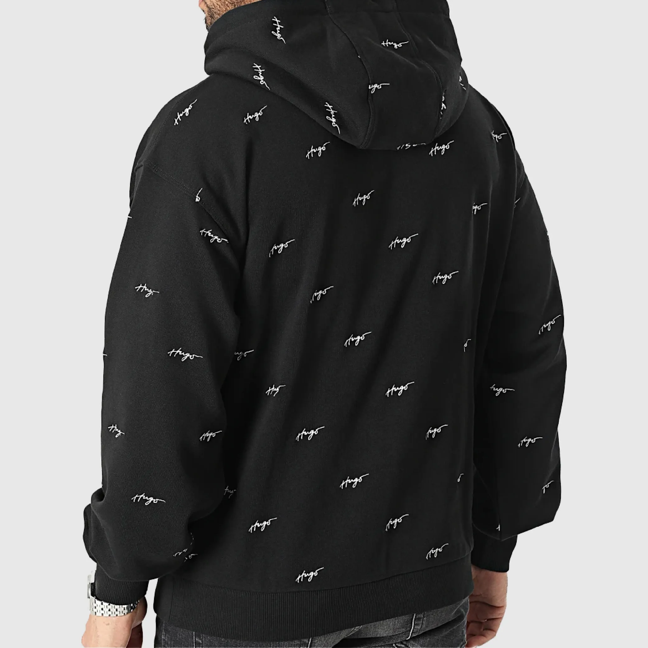 Sweat à capuche avec motif