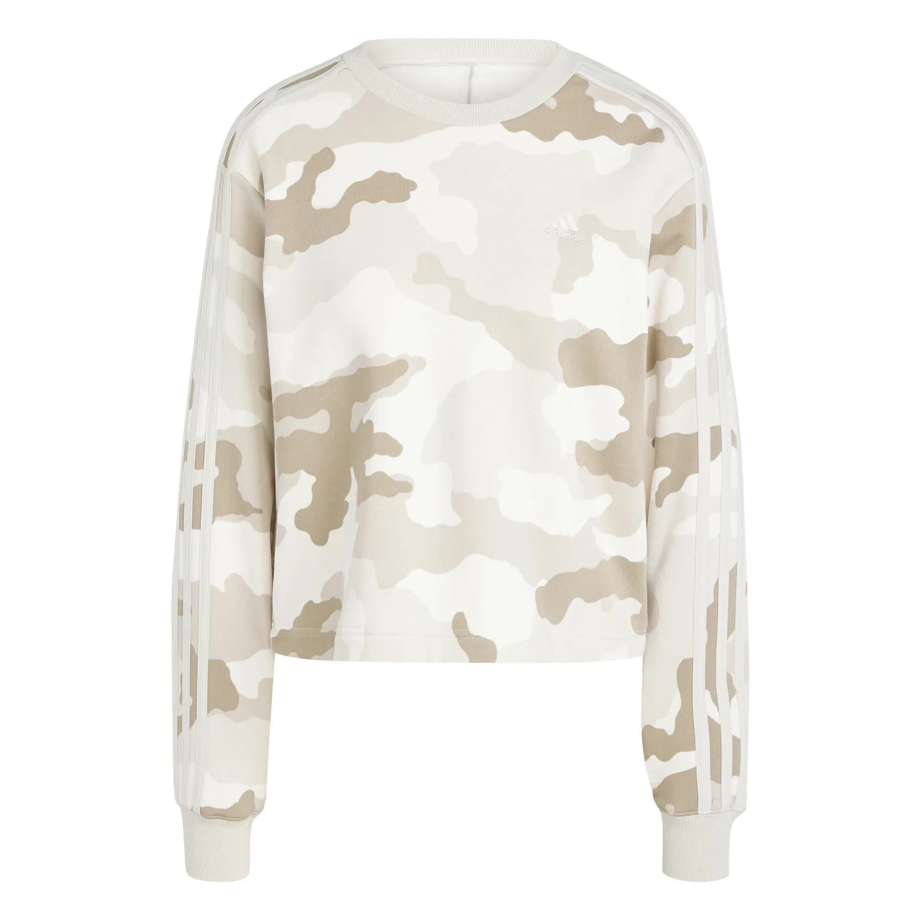 Sweatshirt court femme adidas Essentials 3-Stripes