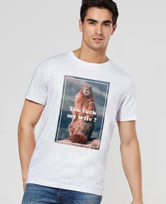 Sweatshirt homme You fuck my wife