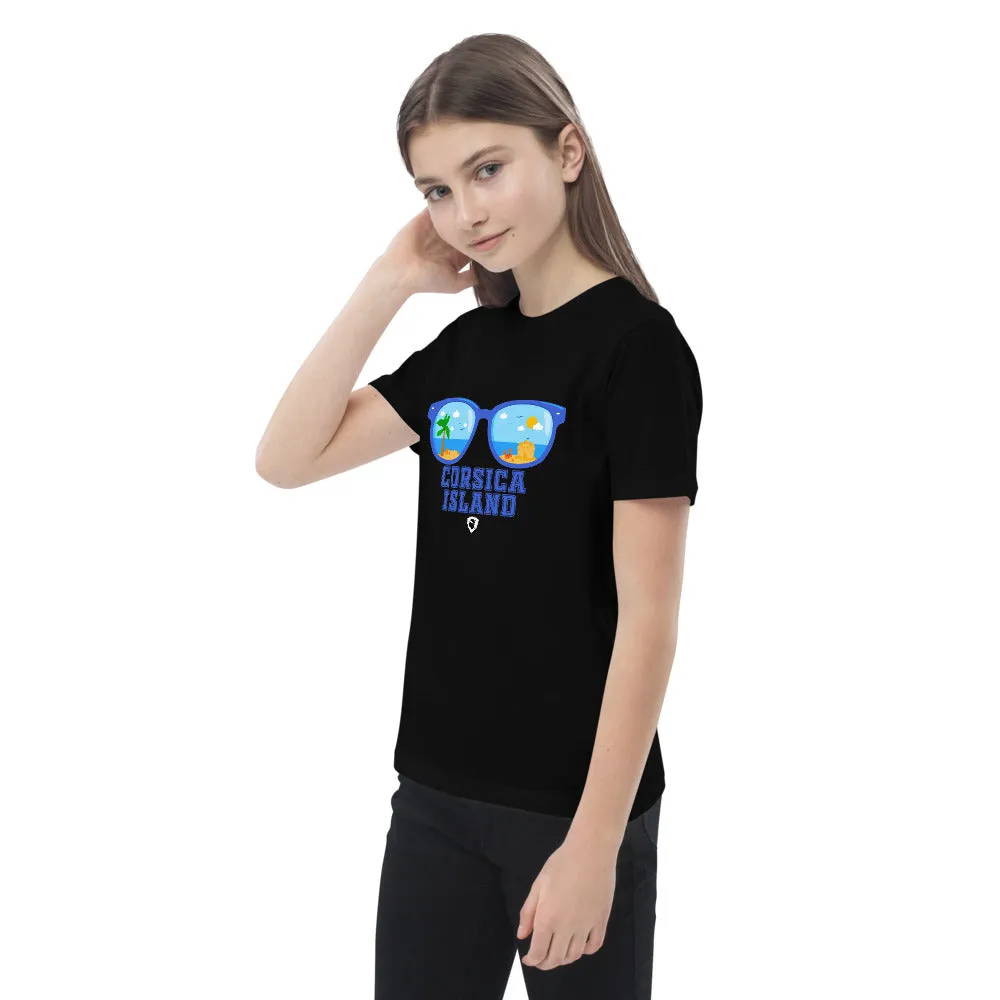 T-shirt en coton bio enfant Lunette Corsica