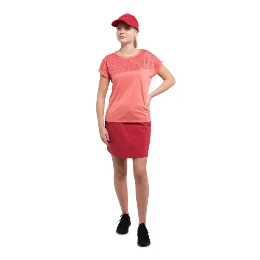 T-shirt femme brownfield corail