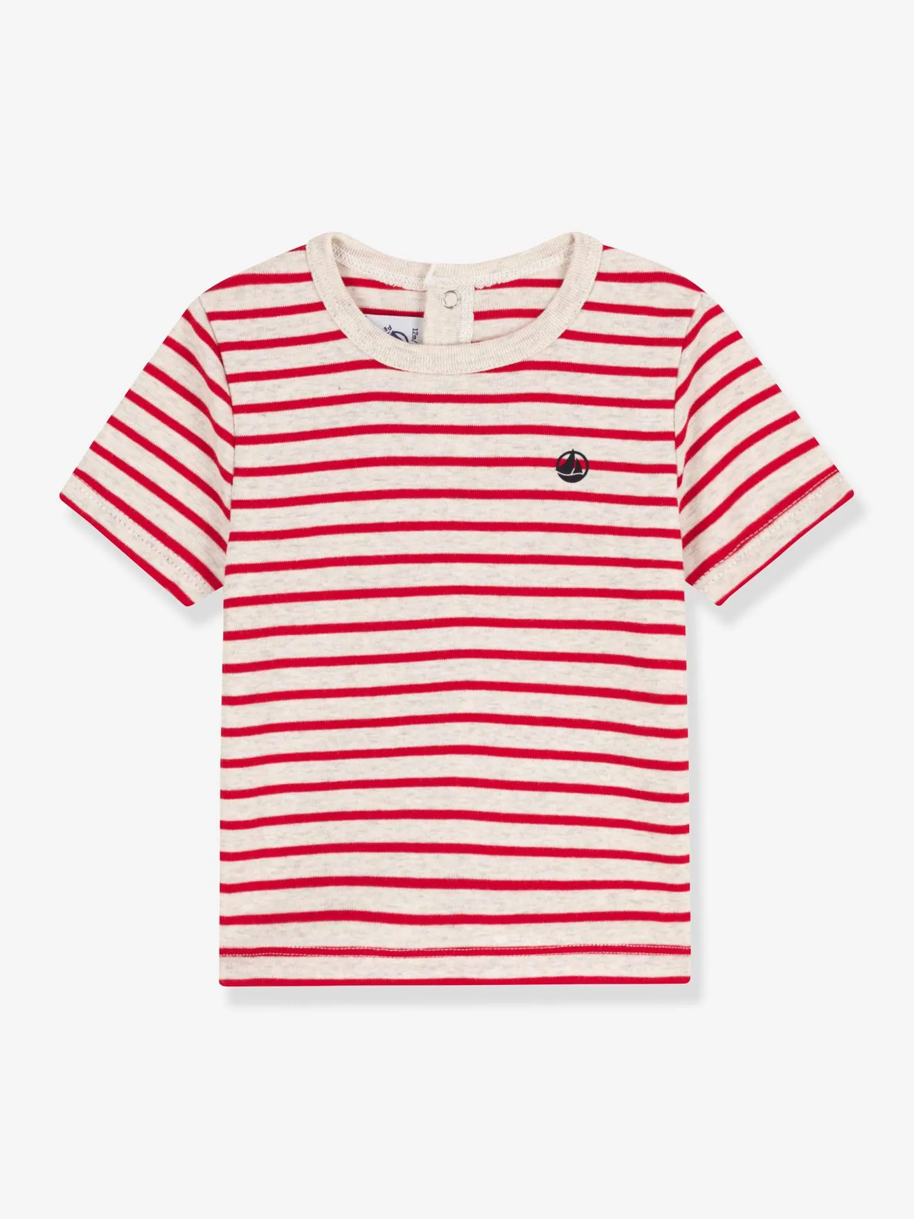 T-shirt manches courtes en coton bio PETIT BATEAU blanc - Petit Bateau