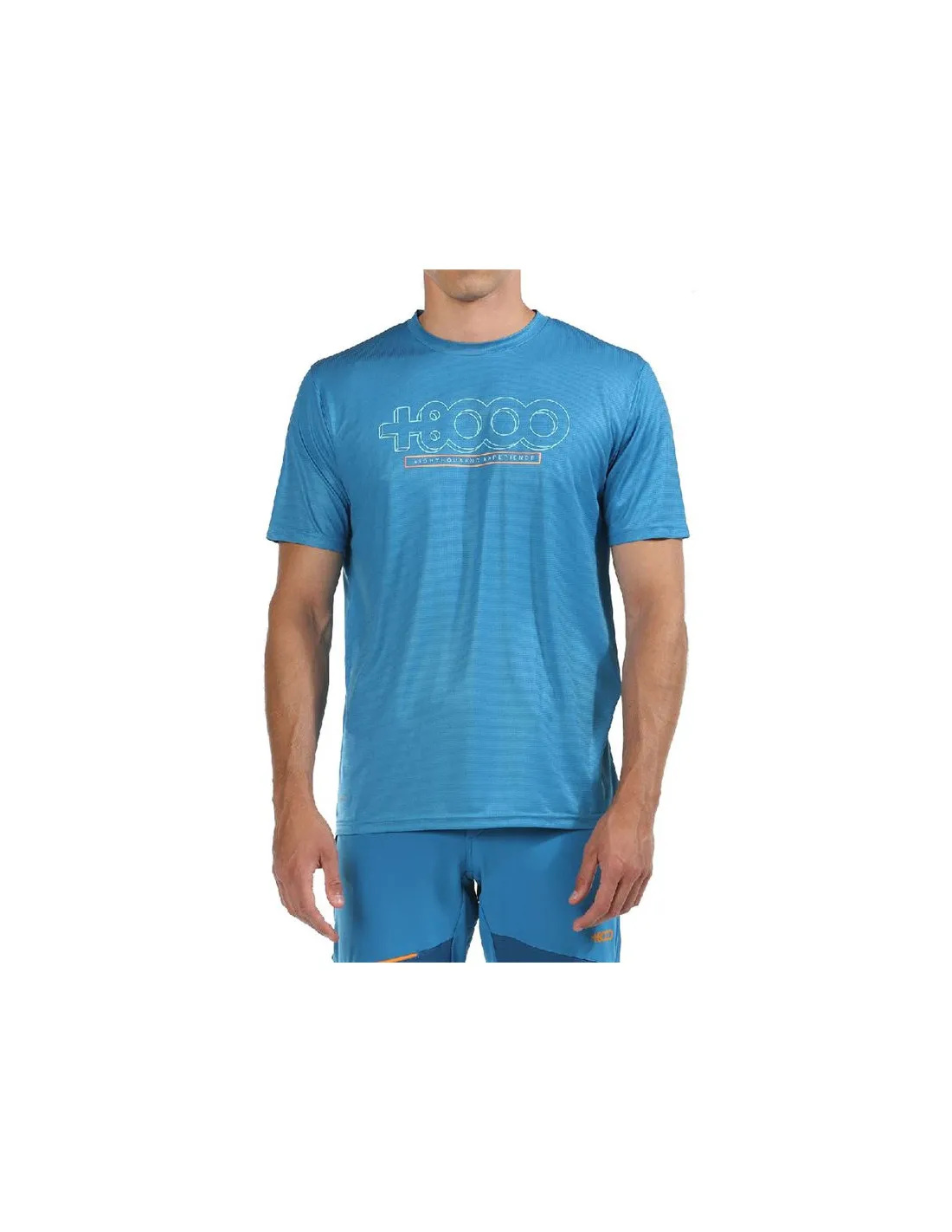 T-Shirt Montagne +8000 Didio M Bleu